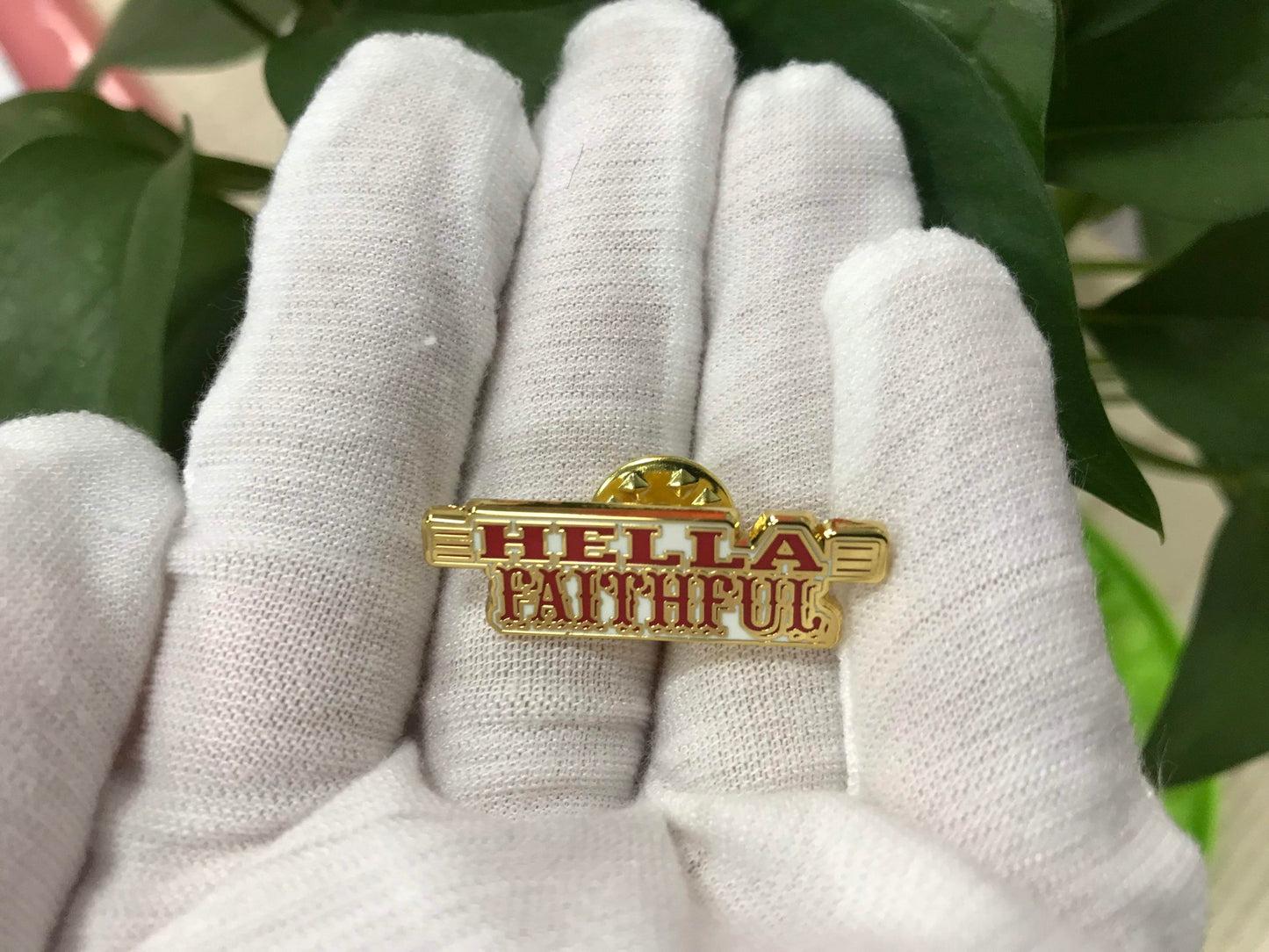 Hella Faithful Pin