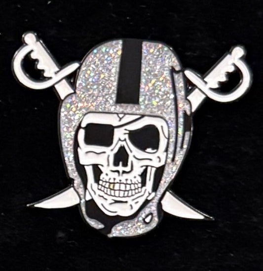 Metallic Raiders Pin