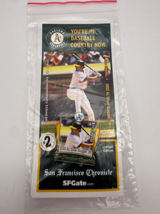 2002 A’s Eric Chavez Pin