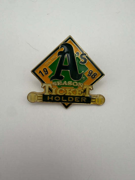 1998 A’s Season Ticket Holder Pin