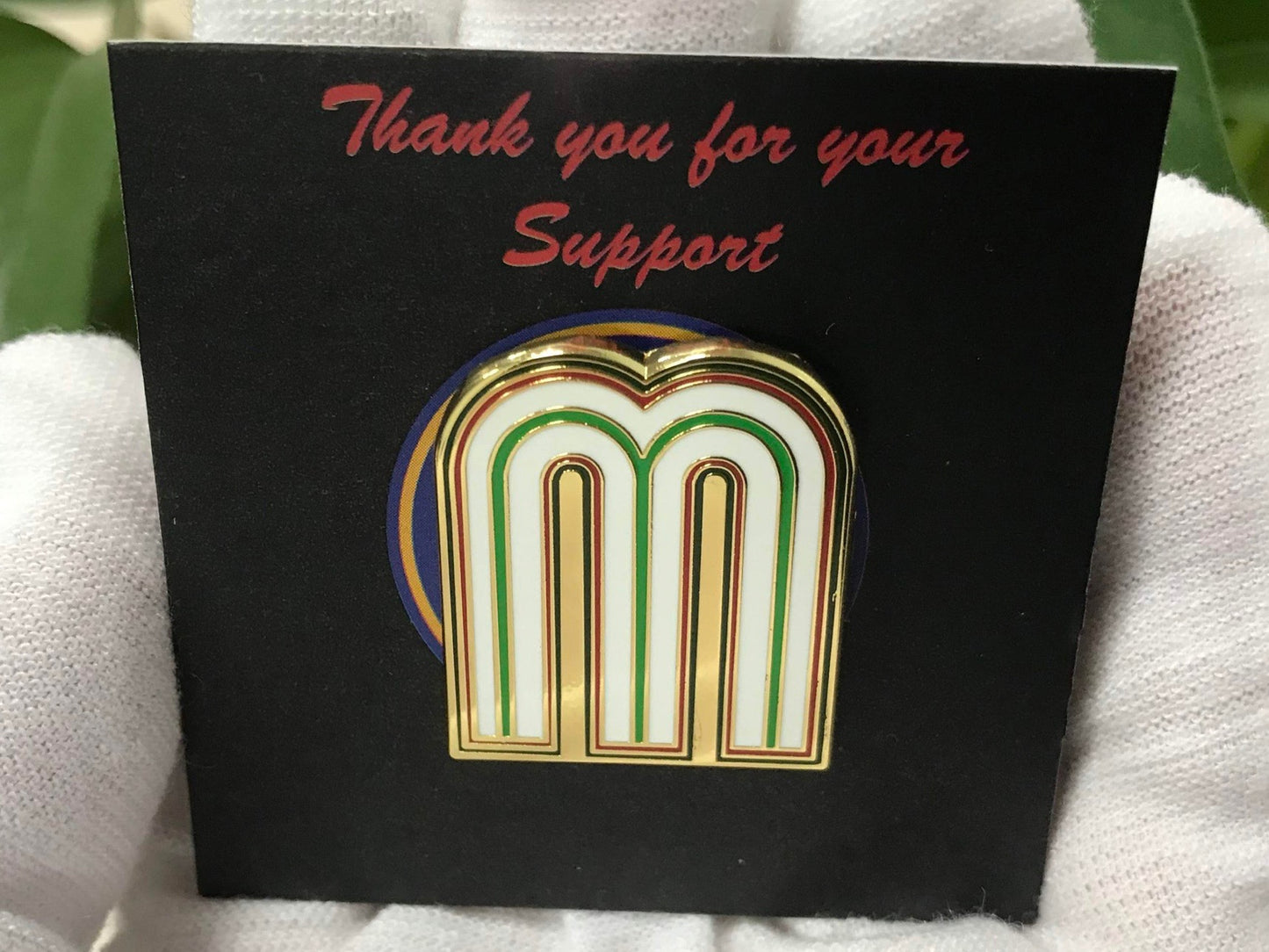 "M" Mexico Pin